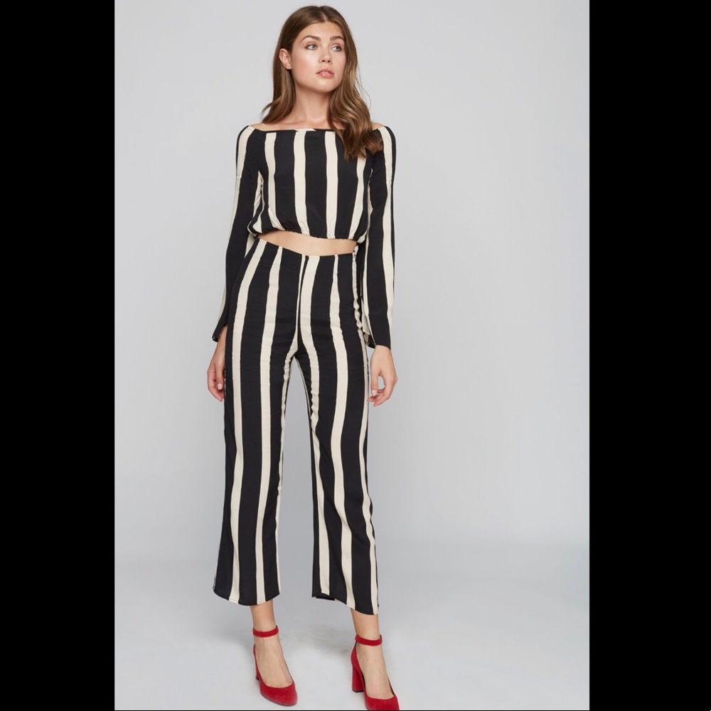 NWT Flynn Skye Festival Crop Bold Stripe XS